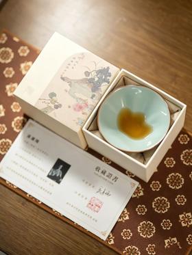 上古名屋·宋式汝窑主人杯 | 吴建槐大师监制小马、元宝灵感造型，吉祥寓意满满
