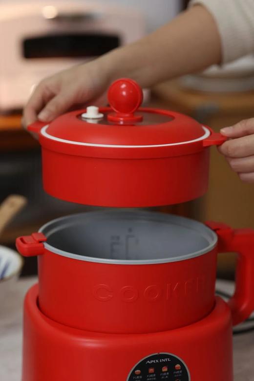 APIXINTL安本素分体电饭煲3L | 一台=电饭煲+电煮锅+蒸锅+电炖锅，上蒸下煮，一锅多用 商品图1