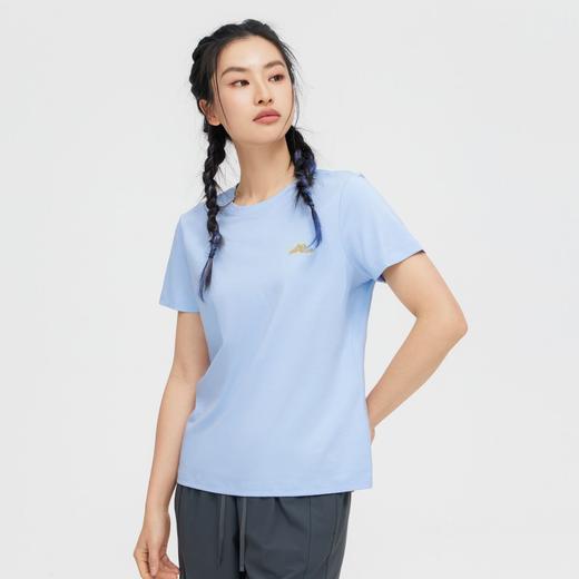 【618特价】拓路者山系字母印花夏季圆领时尚短袖T恤百搭潮流运动户外女 商品图5