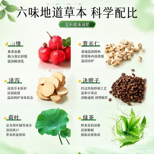南京同仁堂六和乾坤 碧迪牌山楂决明子荷叶茶 减肥茶24g（3.0g袋×8袋） 商品图2