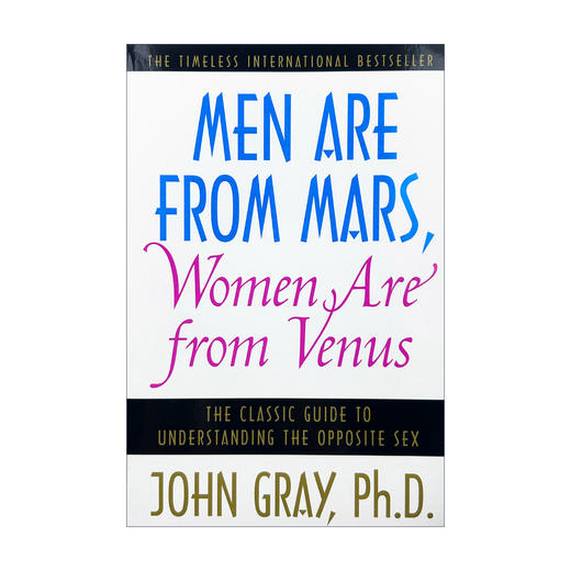 男人来自火星女人来自金星 英文版原版 men are from mars women are from venus John Gray 英文原版 正版进口书 商品图0