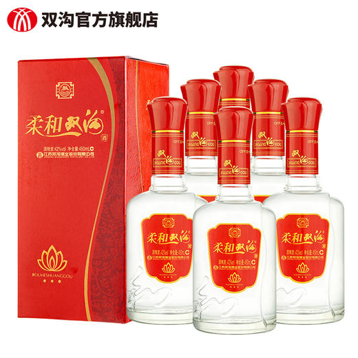 双沟 柔和双沟三星42度450mL 绵柔白酒 商品图1
