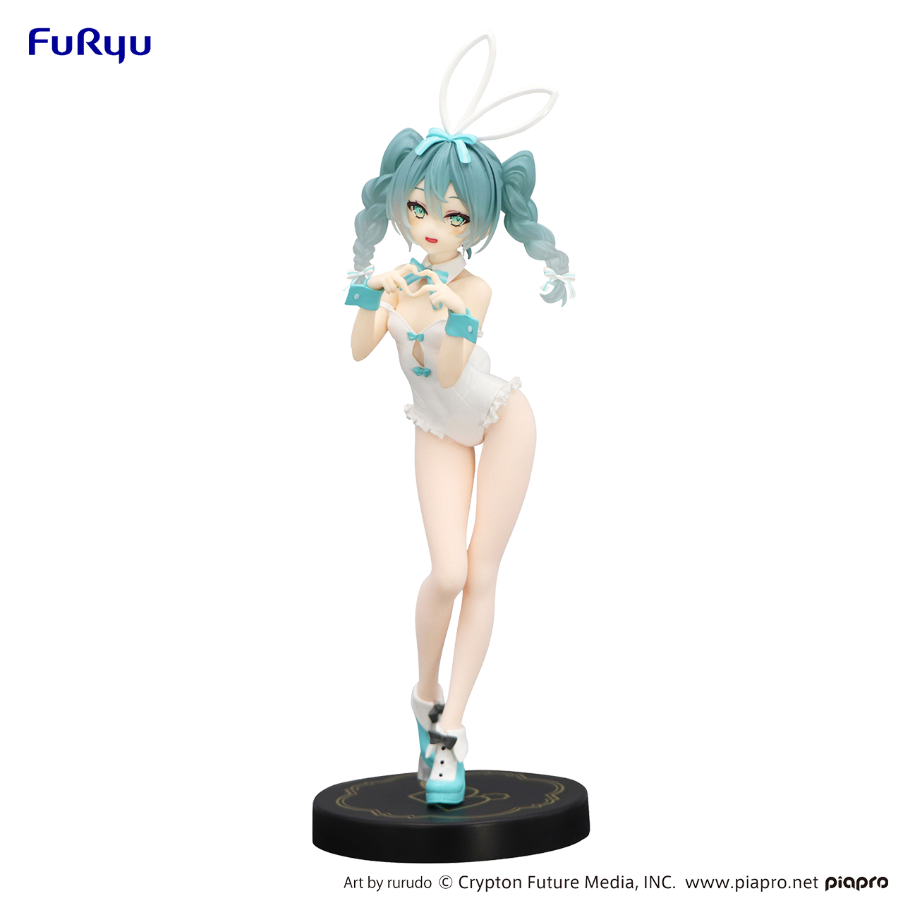 【盒损残次A类】FuRyu BiCute Bunnies VOCALOID 初音未来 rurudo 白色Ver. 景品手办