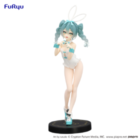【盒损残次A类】FuRyu BiCute Bunnies VOCALOID 初音未来 rurudo 白色Ver. 景品手办