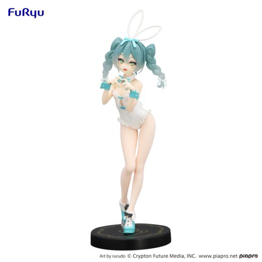 【盒损残次A类】FuRyu BiCute Bunnies VOCALOID 初音未来 rurudo 白色Ver. 景品手办 商品图0