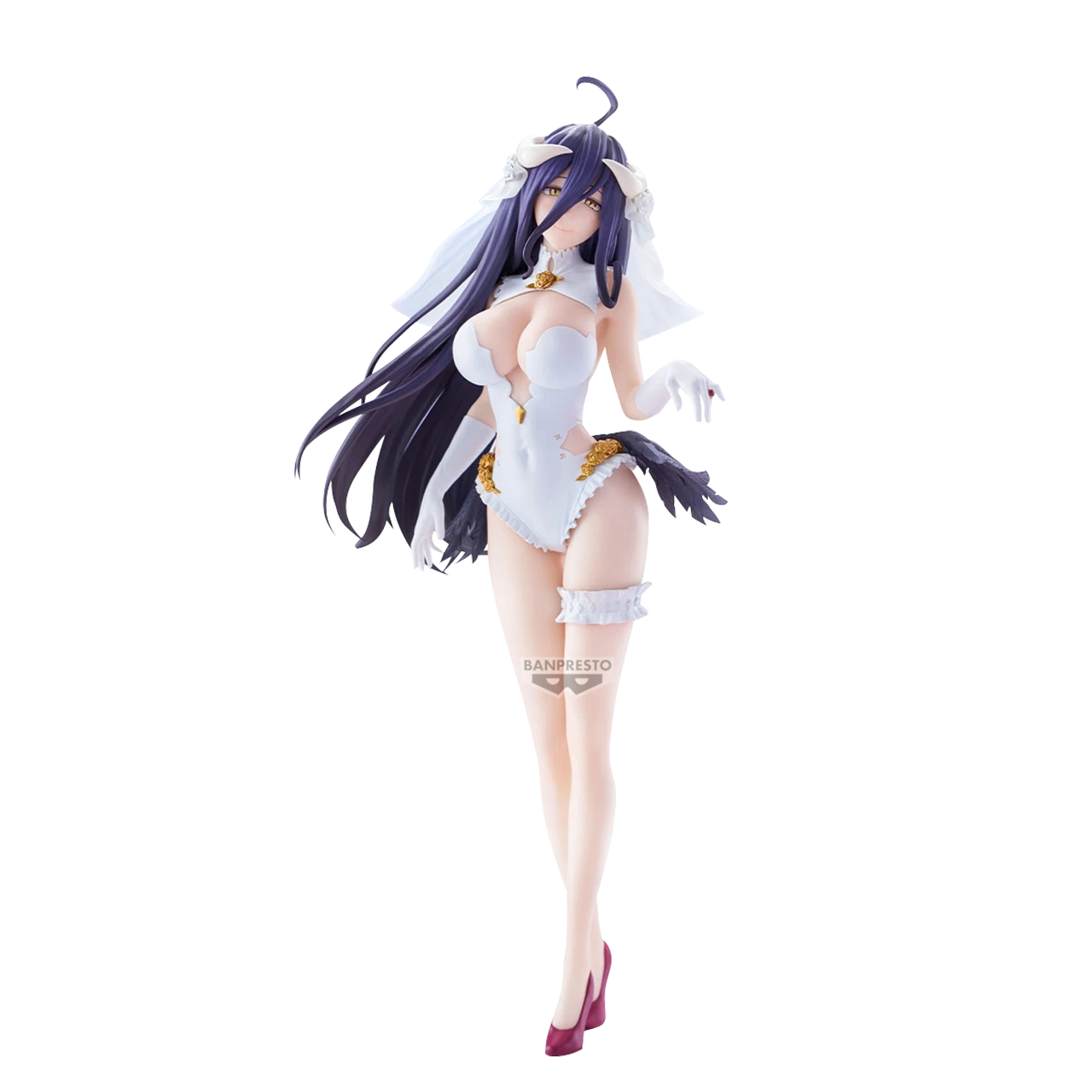 【盒损残次A类】BANPRESTO GLITTER&GLAMOURS OVERLORD 雅儿贝德 婚纱Ver. 景品手办