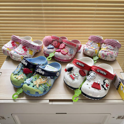 原单正品儿童卡通洞洞鞋612 商品图2