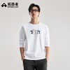 拓路者休闲早春新款创意印花丨长袖t恤男重磅纯棉圆领上衣春秋季 商品缩略图0