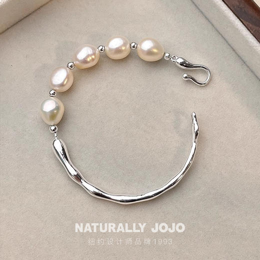 NATURALLY JOJO珍珠系列耳环项链手环 镂空花丝 轻奢雅致 商品图12