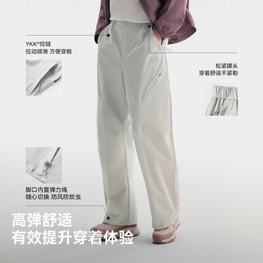 伯希和户外休闲裤女夏季CORDURA透气防泼水弯刀裤运动时尚徒步裤 商品图3