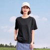 【618特价】拓路者纯棉宽松百搭T恤女夏款短袖上衣落肩套头衫纯色打底衫 商品缩略图4