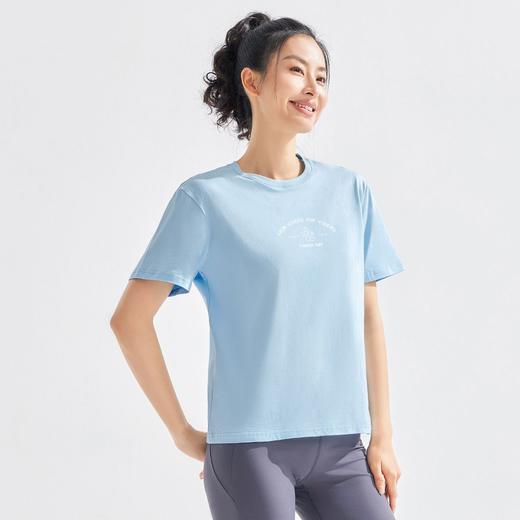 【618特价】拓路者字母印花圆领夏季短袖体恤衫纯棉舒适运动户外休闲上衣 商品图7