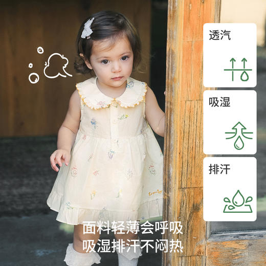 【宝宝服饰】嫚熙婴儿连体衣宝宝夏天出游超萌小月龄外出服婴幼儿小公主衣服 商品图1