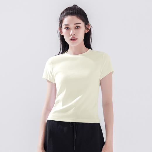 【618特价】拓路者夏季透气短袖T恤衫女舒适百搭圆领半袖纯色打底衫体恤衫 商品图2