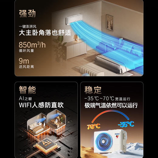 海尔（Haier）空调 KFR-35GW/Z301-1 商品图1