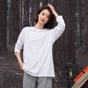 拓路者纯棉舒适宽松女装长袖T恤春秋季个性百搭圆领内搭T恤衫上衣 商品缩略图0