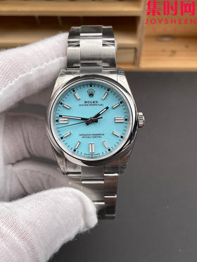 VS劳力士蚝式恒动36系列126000 VS恒动36mm VS恒动36 蒂芙尼蓝盘 板链 丹东3230机 904L钢 男士腕表 小手腕福音