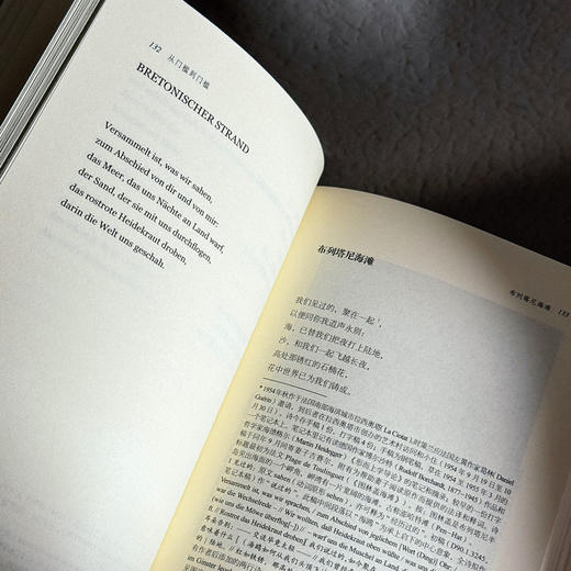 保罗 策兰诗全集 第三卷 从门槛到门槛 德汉对照本 诗集 商品图10