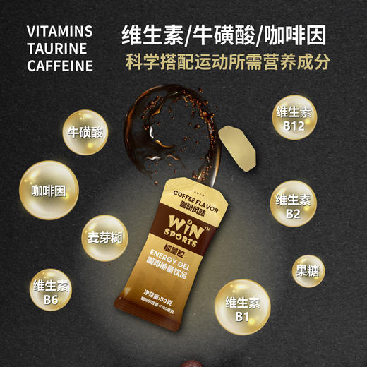 WiNSPORTS 威赢运动咖啡因能量胶 (100MG咖啡因) 商品图4