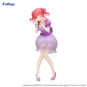 【盒损残次A类】FuRyu Trio-Try-iT 五等分的新娘 中野二乃 淡雅裙装 景品手办
