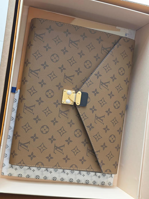 春夏特惠💰850 原单LV 老花信封式文件袋/文件夹GI1138 商品图2