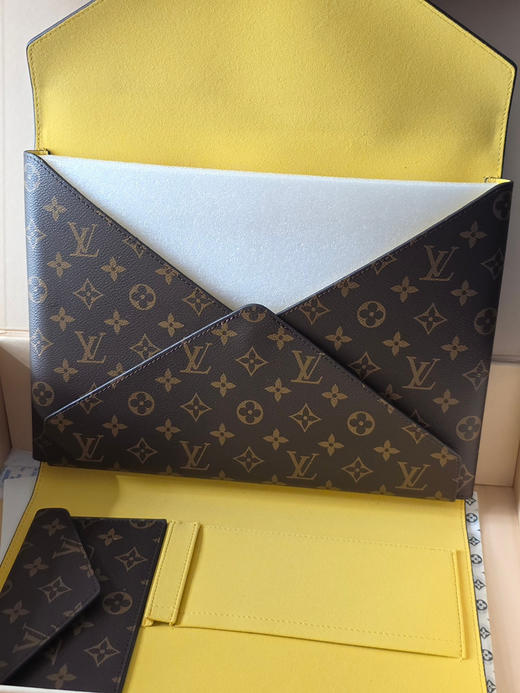 春夏特惠💰850 原单LV 老花信封式文件袋/文件夹GI0271老花 商品图7