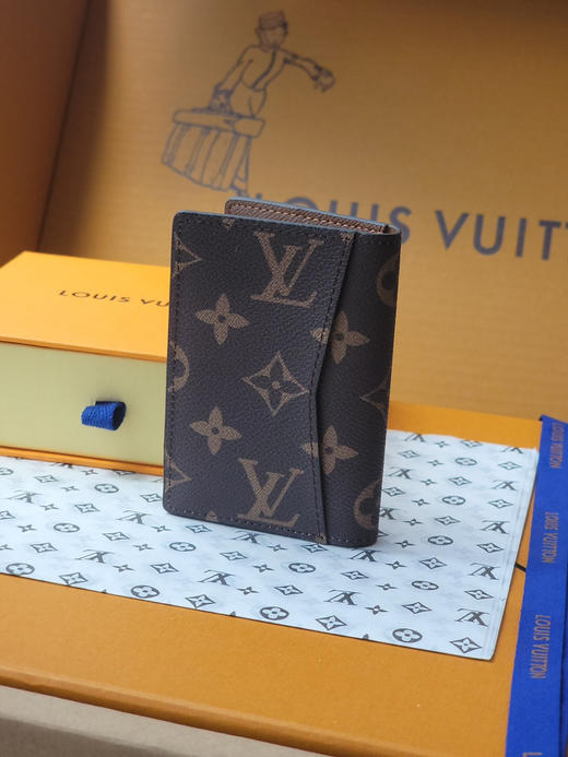 春夏特惠💰300 原单LV M01955老花 芯片版 本款口袋钱夹 商品图1