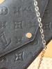 春夏特惠💰580 原单LV 【头层牛皮】M27048珠光蓝 全皮压花链条包三件套 Pochette Félicie 手袋 商品缩略图2