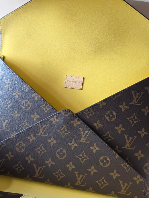 春夏特惠💰850 原单LV 老花信封式文件袋/文件夹GI0271老花 商品图8