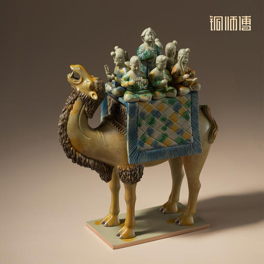 铜师傅 陕西历史博物馆系列《三彩载乐骆驼俑铜摆件》青铜摆件 商品图6