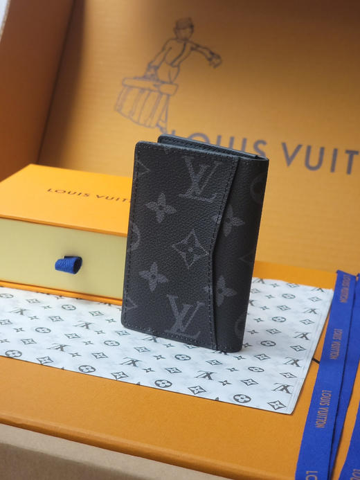 春夏特惠💰300 原单LV M01955黑花 芯片版 本款口袋钱夹 商品图1