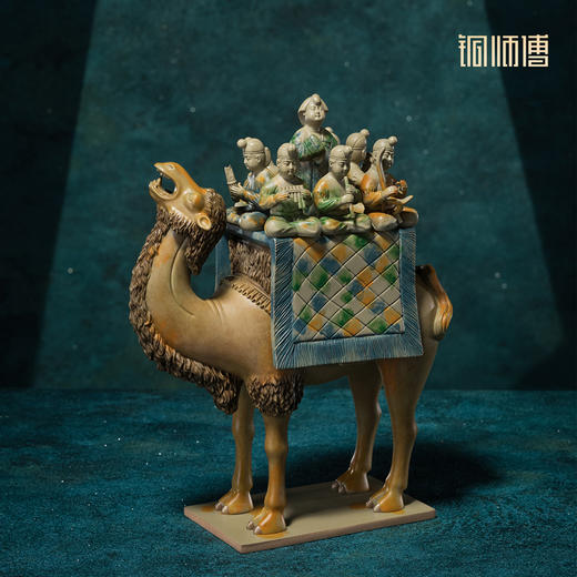 铜师傅 陕西历史博物馆系列《三彩载乐骆驼俑铜摆件》青铜摆件 商品图4