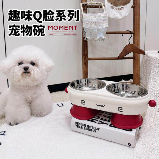 圆形高脚不锈钢猫碗宠物碗猫咪用品喂食饮水猫咪喝水碗狗狗食盆碗 商品图1