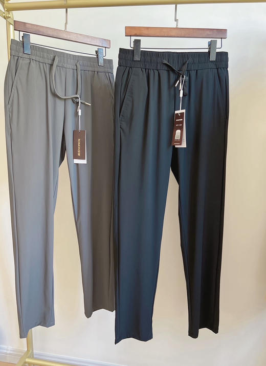 ROMON罗蒙男士冰感无痕轻奢POLO+休闲裤 商品图3