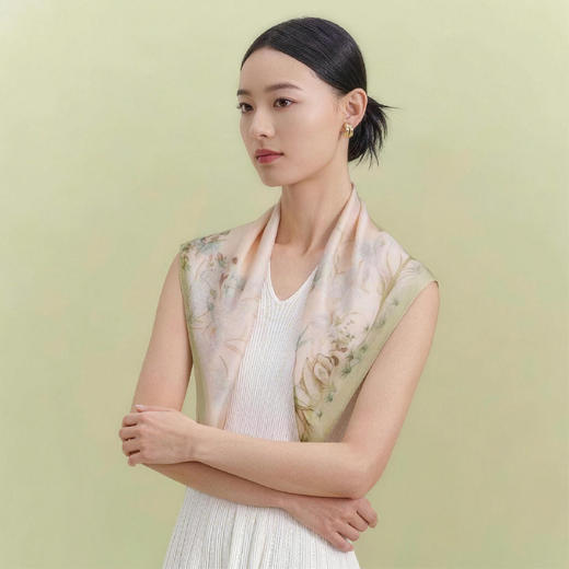 万事利丝巾扣礼盒-流影（十二花神-中方巾） 商品图6