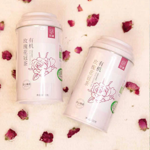有机玫瑰花茶/花冠茶丨精选有机种植重瓣玫瑰花冠茶，无硫磺、无香精、无色素、无农残，22g/罐⭐顺丰快递 商品图6