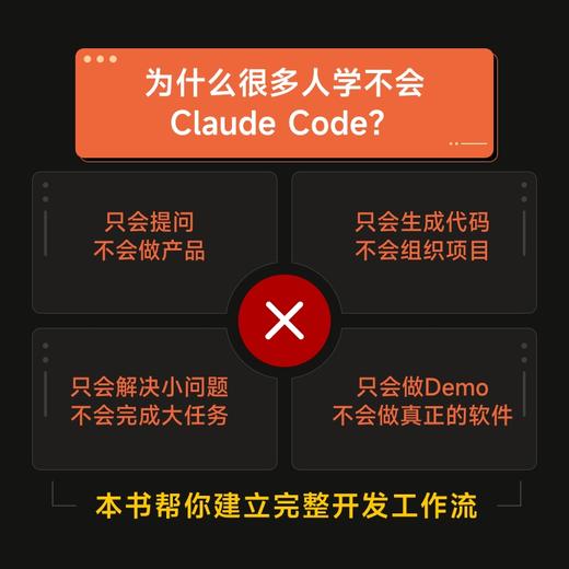 Claude Code橙皮书 AI编程实战 智能体Agent实战项目 Ai编程教程书 商品图2