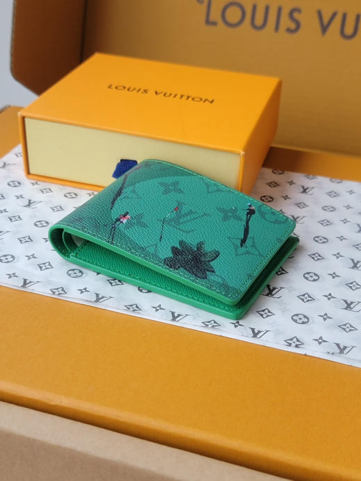 春夏特惠💰330 原单LV 钱包M14878短夹绿色 商品图2