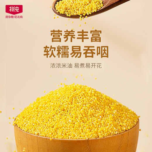 【瓶装有机黄小米两罐】北纯 有机黄小米430g（瓶装）*2瓶 商品图2