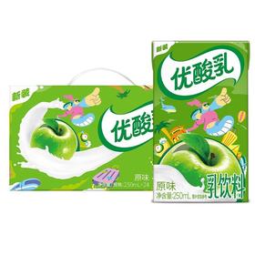 【2提十堰主城区包邮】伊利原味优酸乳 250ml*24瓶/提