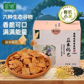 【谦益】香畴 益米锅巴 五香味/香辣味 自然农法标准原粮 天然调味料 健康零食  160g【多联装】