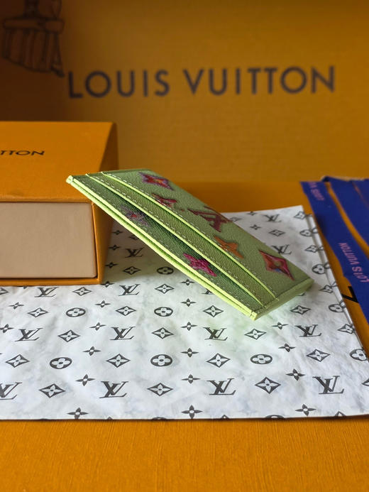春夏特惠💰300 原单LV M28046 卡套绿色 DOUBLE 卡夹、本款 Double 卡夹 商品图3