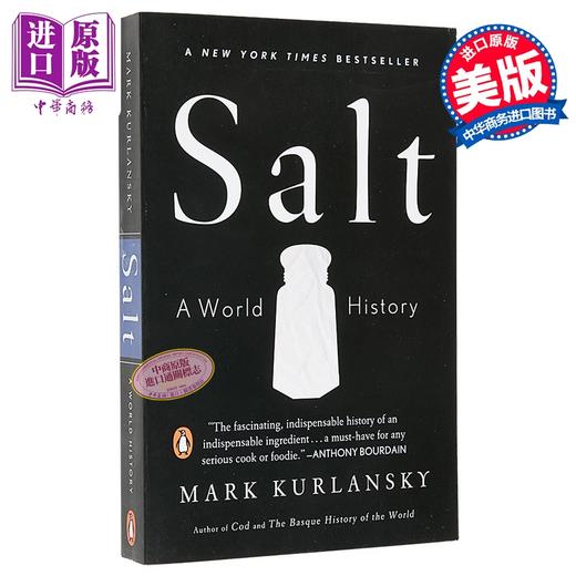 预售 【中商原版】盐的世界史 马克 科兰斯基 Salt A World History 英文原版 Mark Kurlansky 经济 科学 政治 和烹饪中的盐 商品图1