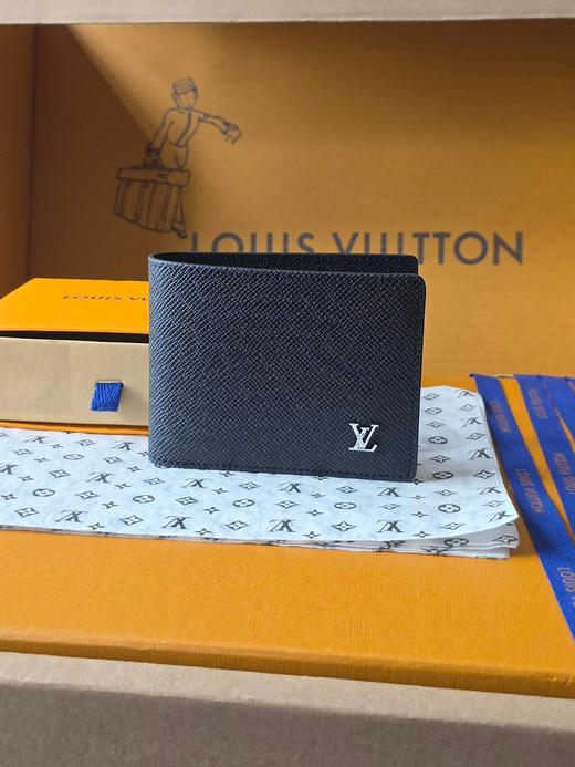 春夏特惠💰320 原单LV 钱包M30295 黑色 Multiple 钱夹 商品图0