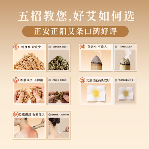 正安 正阳版蕲春艾条 五年陈艾 4支 家用艾灸 随身灸可用 适合年轻入门人群 保护阳气常备 艾绒制品 商品图1