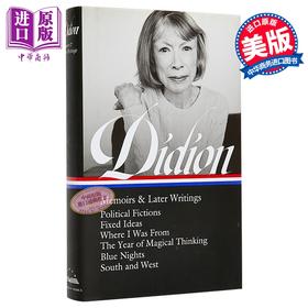 【中商原版】琼 狄迪恩作品集 回忆录与后期作品 Joan Didion 英文原版 Joan Didion David L Ulin editor