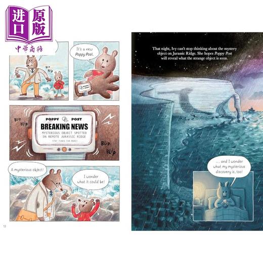 【中商原版】艾薇和贝尔洛克.福尔摩斯2 恐龙化石之谜 The Mystery of the Dinosaur Fossil (Ivy and Bearlock 2) 英文原版书 商品图3