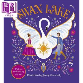 【中商原版】天鹅湖立体书 Swan Lake 英文原版 儿童立体绘本 精美插图 巧妙的立体设计 全彩插图经典故事 进口童书 精装