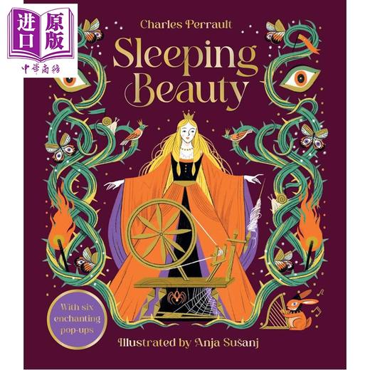 【中商原版】立体童话书 睡美人 Sleeping Beauty 英文原版 儿童立体绘本 精美立体设计 插图经典童话故事书 进口童书 精装 商品图0