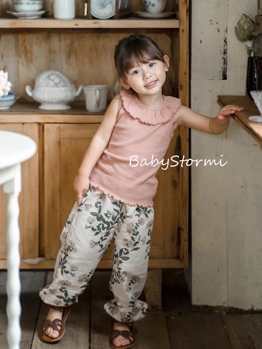 BabyStormi 棉纱儿童宝宝防蚊裤/背心 夏季男女童薄款束腿百搭裤（周末不放货） 商品图0